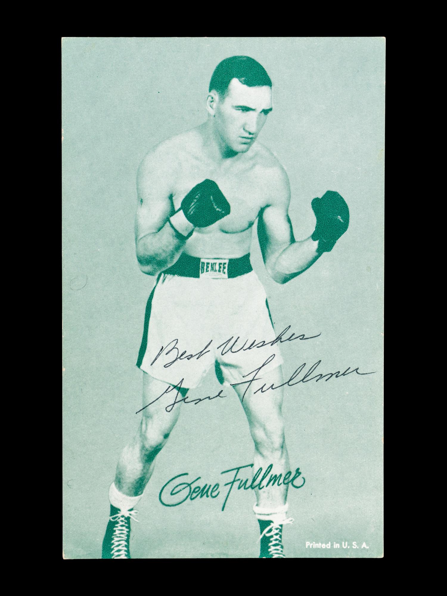 A Group of Assorted Boxing Champion Signed Autograph Items Including Sugar Ray Leonard,