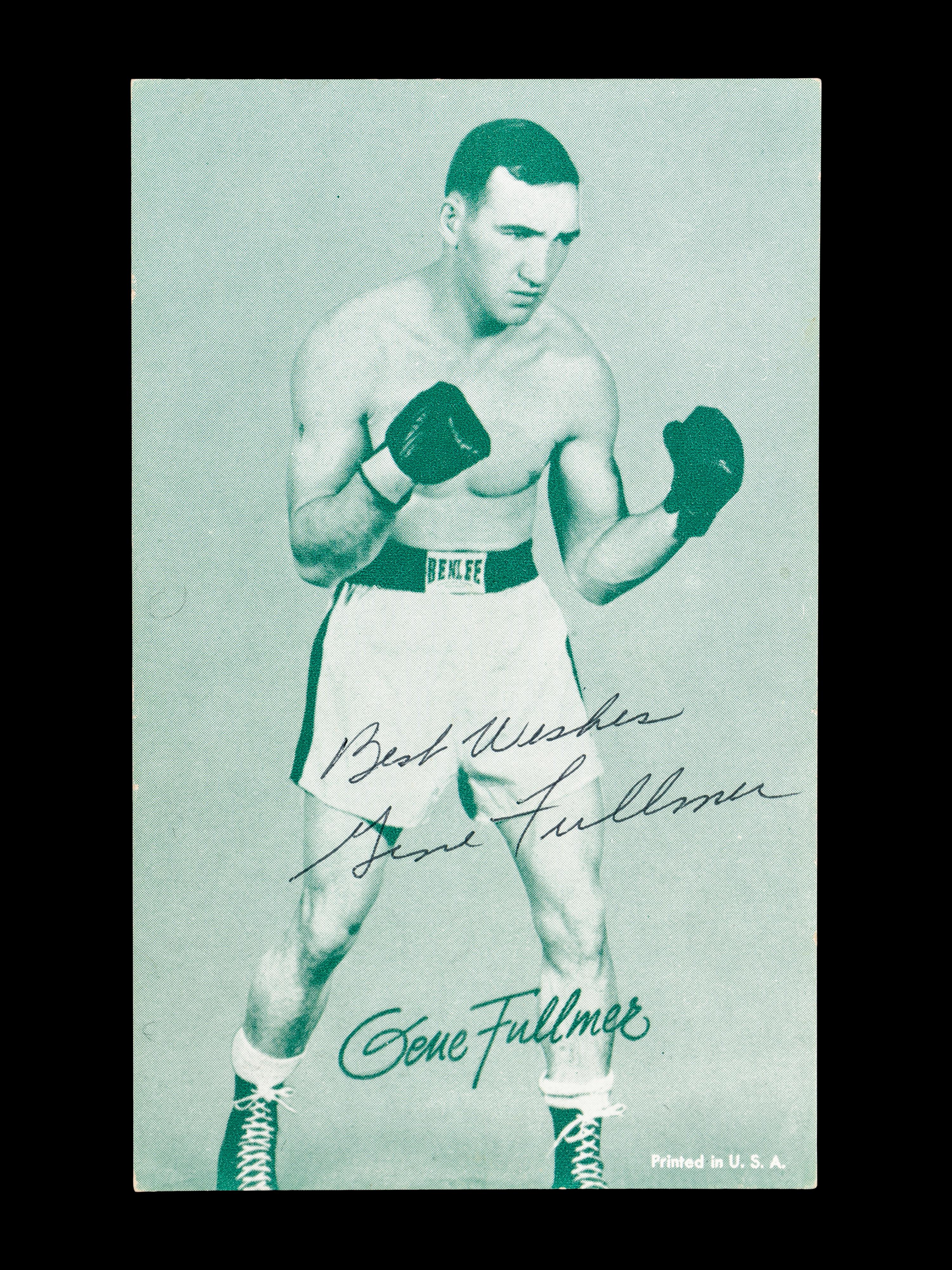 A Group of Assorted Boxing Champion Signed Autograph Items Including Sugar Ray Leonard,