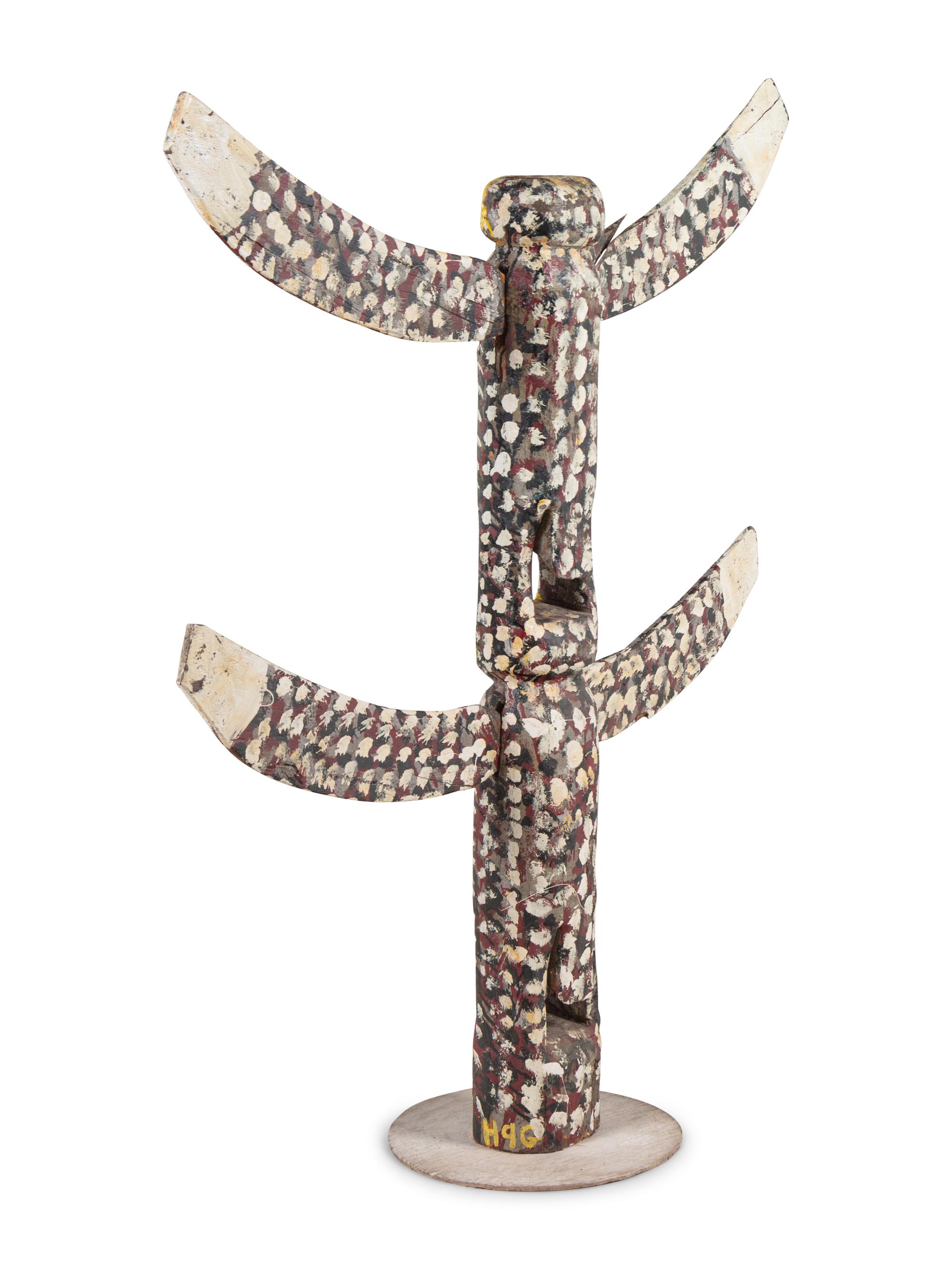 Untitled (Totem with Two Birds)
