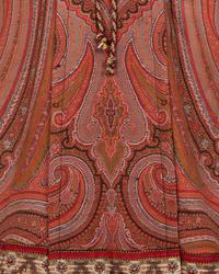 Paisley Shawl House Dress with Watteau Pleat, c.1890