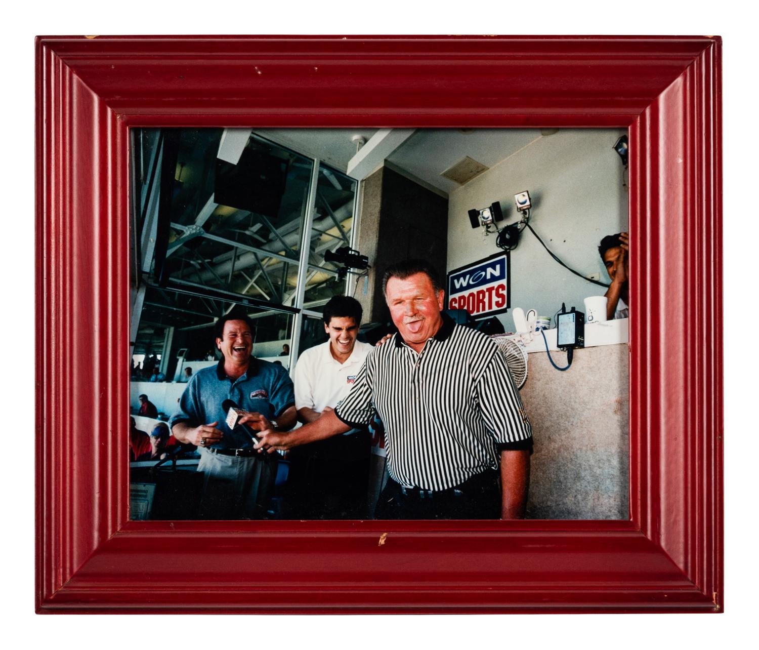 A Group of Ten Candid and Personal Photographs from Mike Ditka’s Restaurant