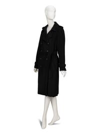 Chanel, Black Cashmere Trench Coat