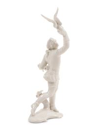 A Nymphenburg Porcelain Figure of a Falconer