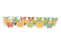 Nine Anna Weatherly Butterfly Meadow Pattern Porcelain Articles by Pirkenhammer