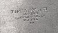 An American Silver Tray, Tiffany & Co., New York, NY, Circa 1950, the center engraved with the script monogram RKS.