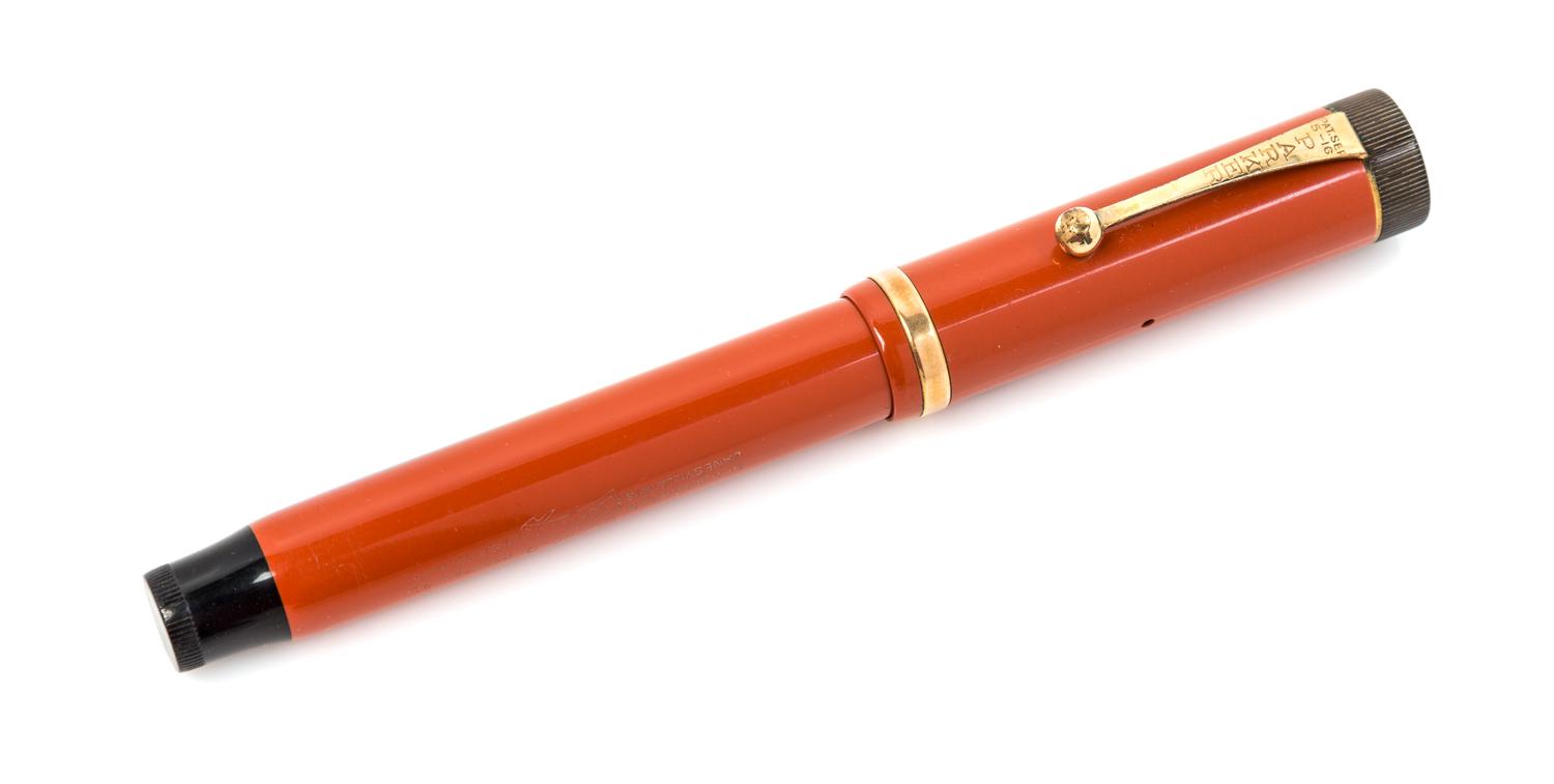 A Vintage Parker Durfold Fountain Pen Length 5 1/2 inches.