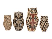 Pottery Owls