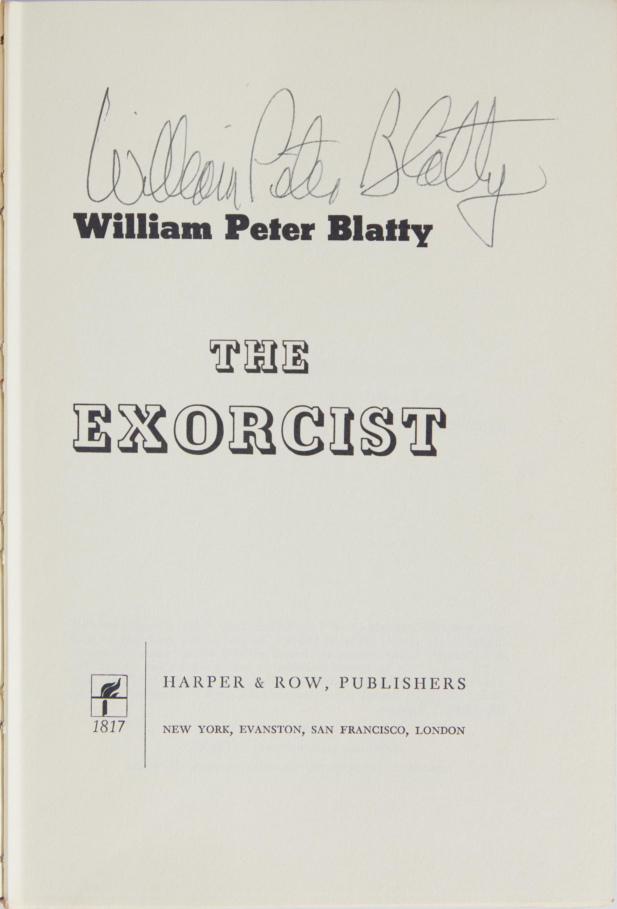 [Literature] Blatty, William Peter. The Exorcist
