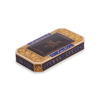 A Gold and Enamel Snuff Box