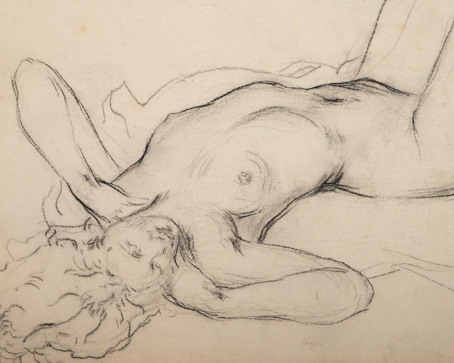 A Group of Three Nude Studies