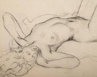 A Group of Three Nude Studies
