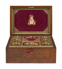 A Trinity House Inlaid Sewing or Work Box, England, Circa 1880
