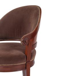 A Pair of Dessin Fournir Barrel-Back Armchairs