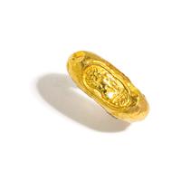 A Javanese Gold Finger Ring with a Lion