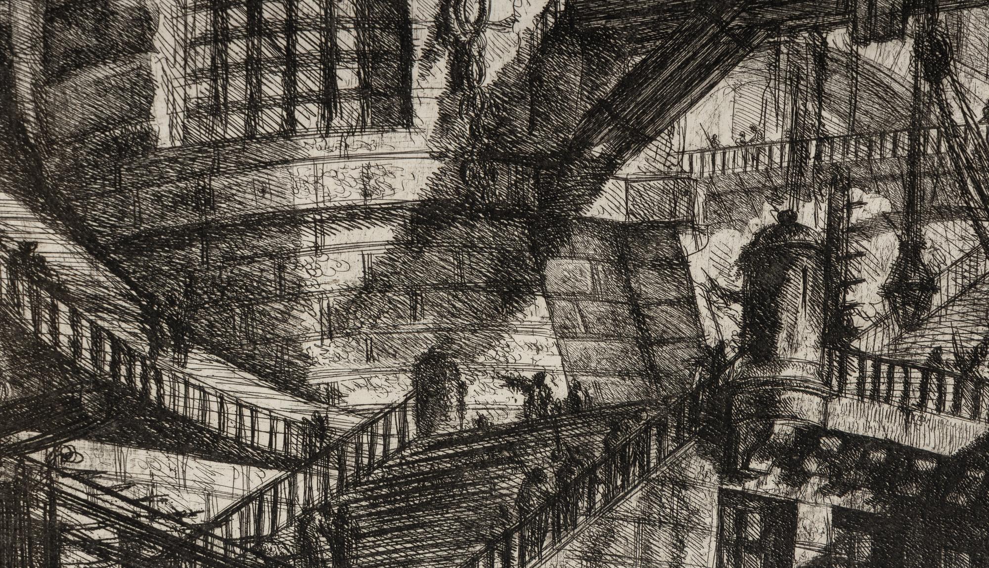 Plate I and Plate III from Carceri d'Invenzione