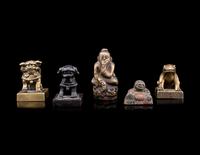 Five Chinese Bronze Seals