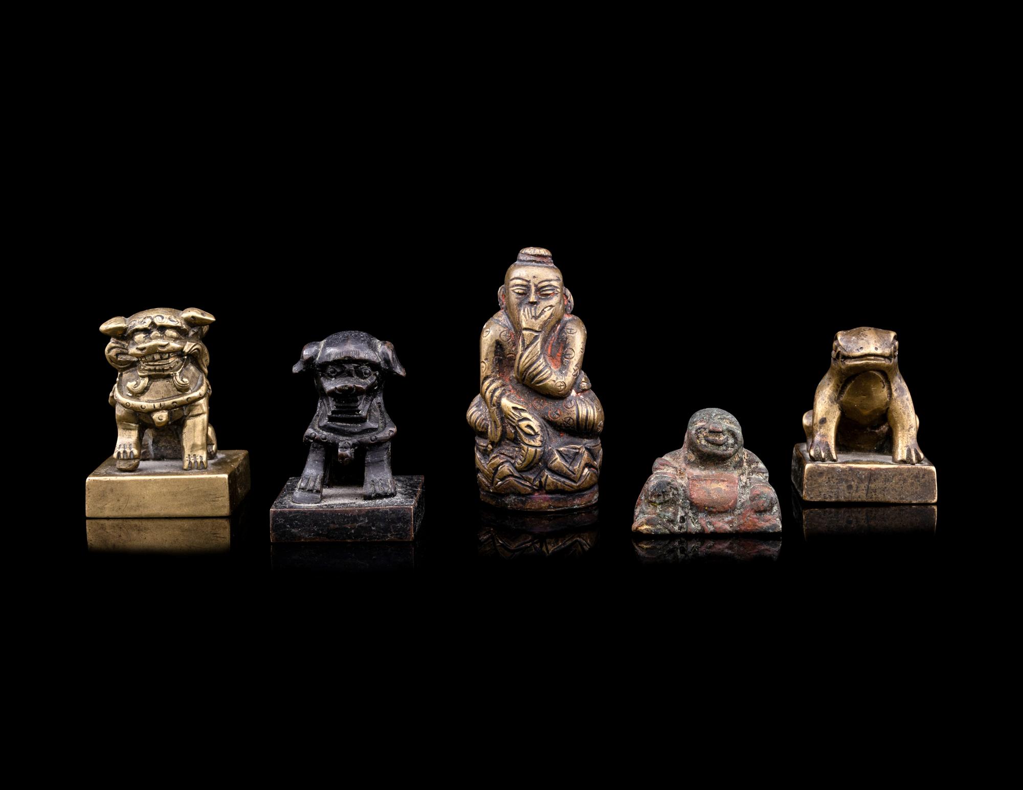 Five Chinese Bronze Seals