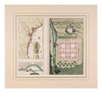 [MAP]. SEUTTER, Matthäus (1678-1757). Plan von Neu Ebenezer . Augsburg, 1747.