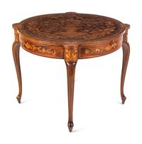 A Dutch Marquetry Flip-Top Game Table