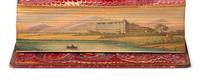 [FORE-EDGE PAINTING]. [FORE-EDGE PAINTING]. A group of 3 books with FORE-EDGE PAINTINGS depicting scenes of the English countryside and manor houses, comprising: