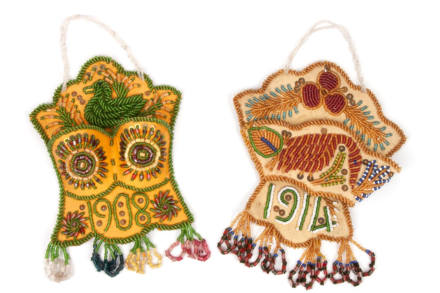 Haudenosaunee Beaded Whimseys, Wall Pockets