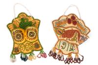 Haudenosaunee Beaded Whimseys, Wall Pockets