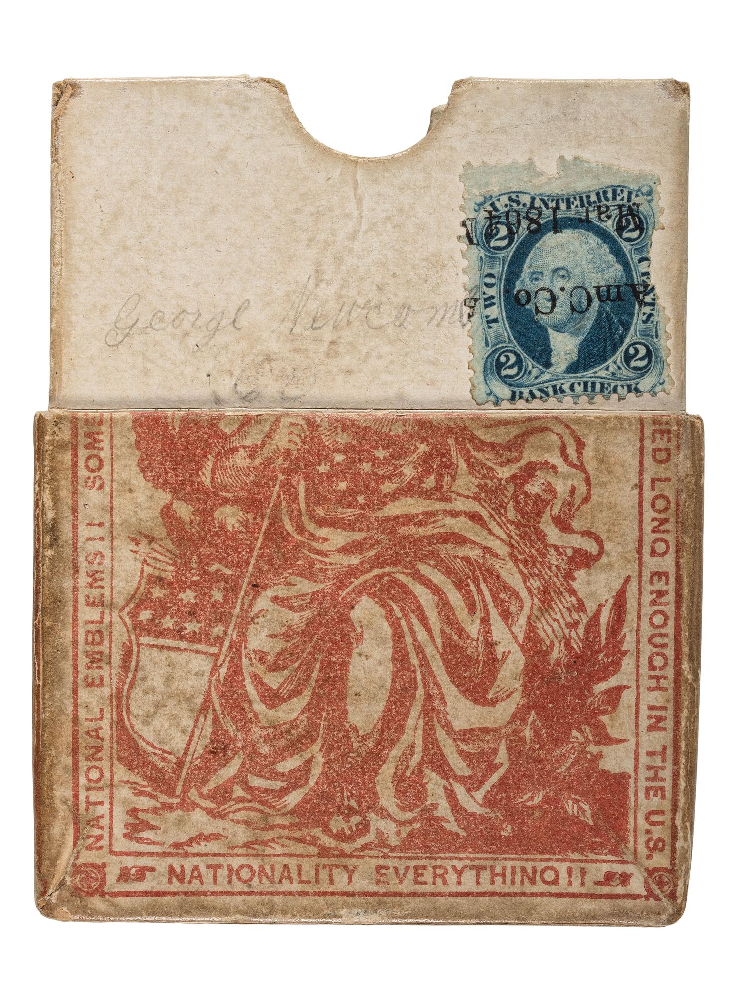 Union Playing Cards . New York: American Card Co., [ca 1864]. Complete set of Civil War playing cards with original box.