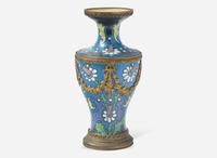 An Ormolu-Mounted Wedgwood Enameled Stoneware Vase, UK, circa 1900