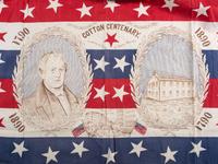 [AMERICANA]. Cotton Centenary apron. Pawtucket, RI: Dunnell Man'f'g Co., 1890.