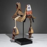 Sioux Child's Beaded Saddle Tree
