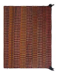Navajo Twill Weave Double Saddle Blanket / Rug