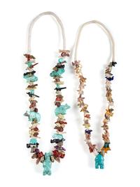 Zuni Single-Strand Fetish Necklaces