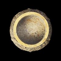 An unusual Chinese faux bronze modeled porcelain censer with later cover 仿銅瓷香爐 後配蓋 Qianlong mark ???