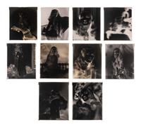 [HOLLYWOOD PHOTOGRAPHY]. A group of 17 photographic portrait negatives and transparencies of Veronica Lake. c. 1940.