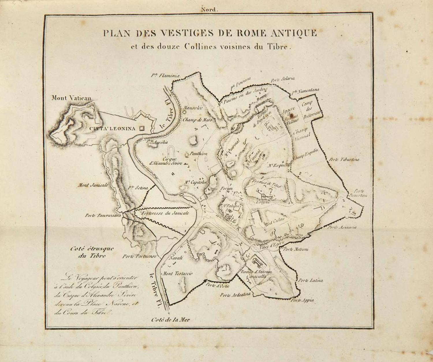 STENDHAL, Marie-Henri Beyle. Promenades dans Rome. Paris: Delaunay, 1829.