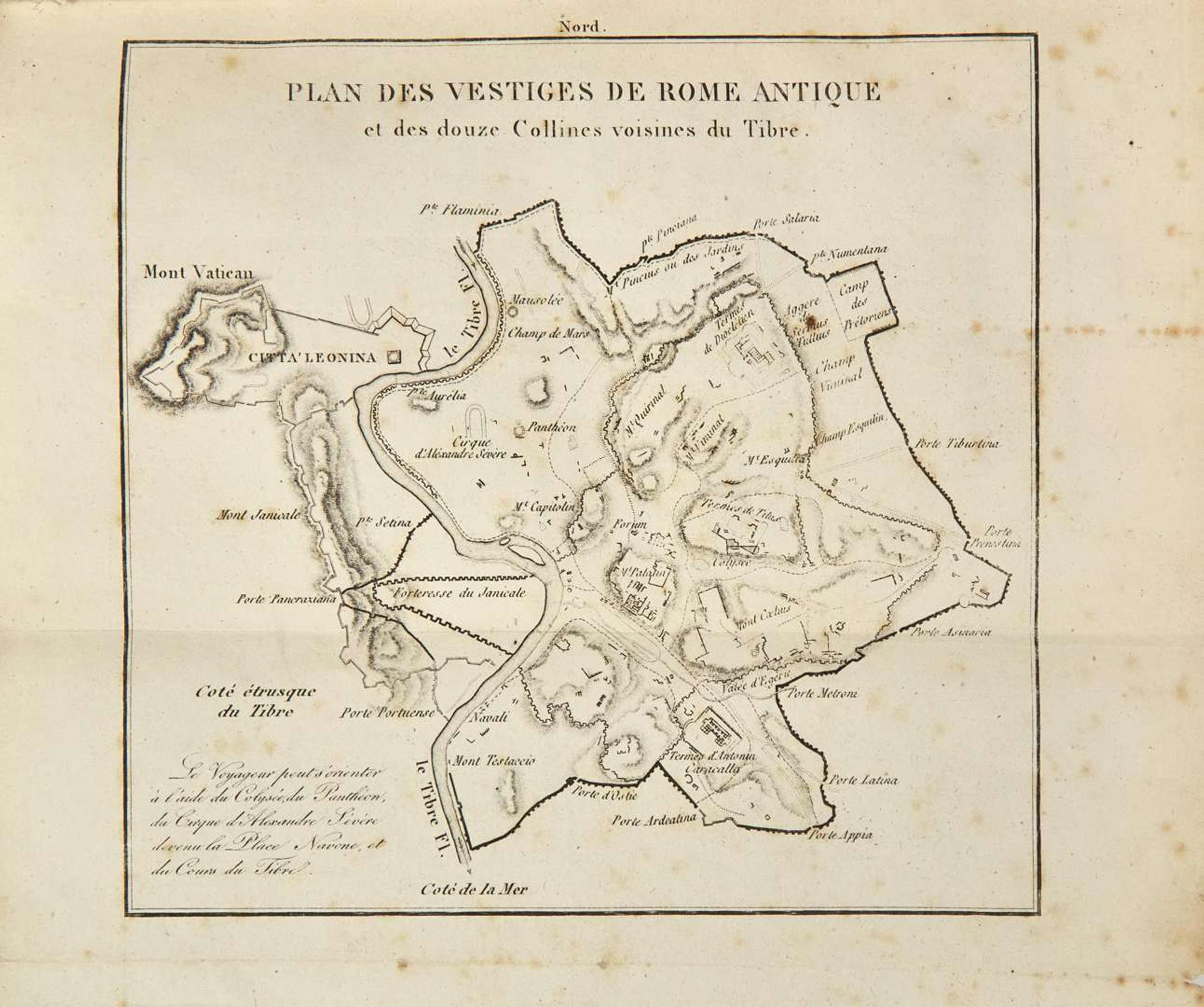 STENDHAL, Marie-Henri Beyle. Promenades dans Rome. Paris: Delaunay, 1829.