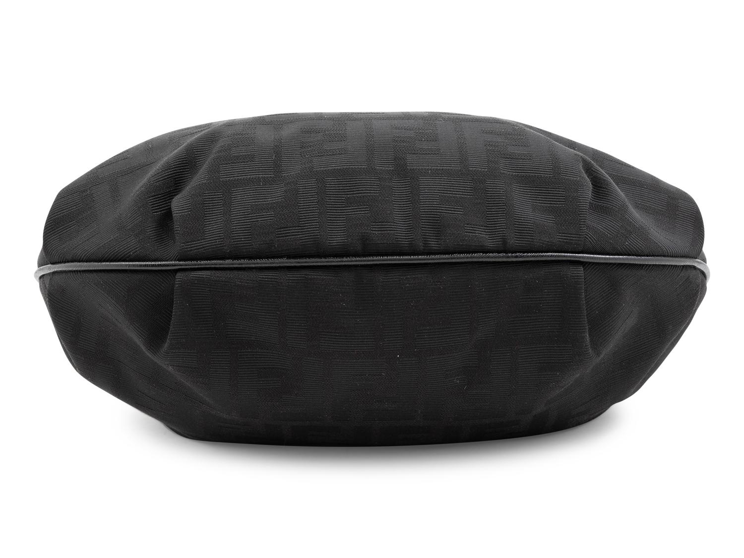 A Fendi Black Logo Handbag