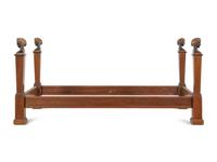 An Italian Neoclassical Painted and Parcel Gilt Mahogany Daybed