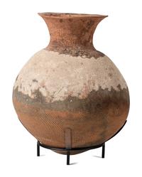 A Large African Earthenware Vessel