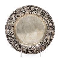 An American Silver Wine Coaster