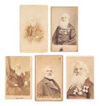 [SCIENCE & TECHNOLOGY]. 5 CDVs of Samuel F. B. MORSE (1791-1872), inventor of the telegraph system.