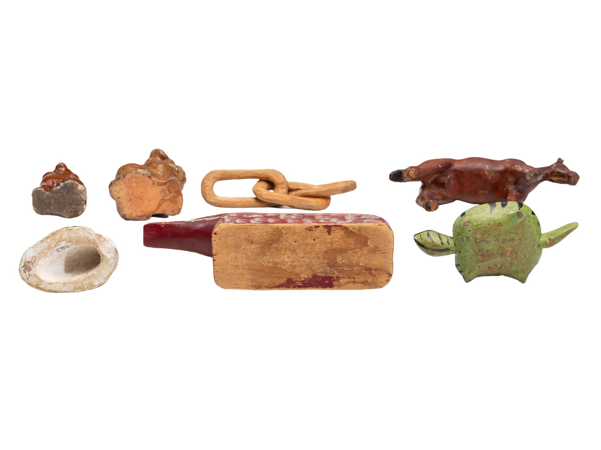 Six Small Animal Figures