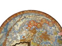 A Monumental Japanese Kutani Porcelain Charger