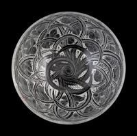A Lalique Molded and Frosted Glass Pinsons Bowl — 20TH CENTURY