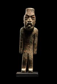 An Olmec Stone Standing Figure