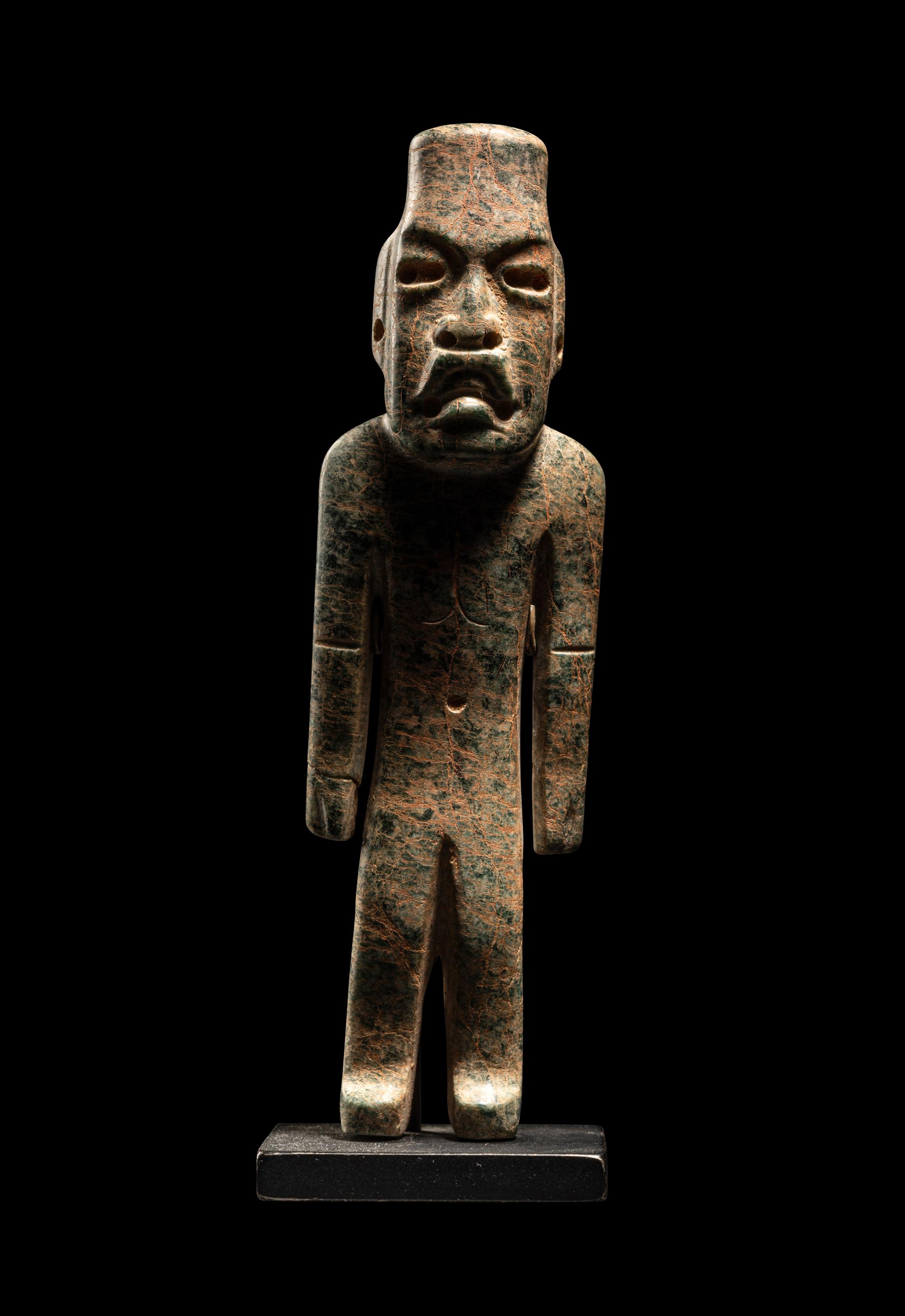 An Olmec Stone Standing Figure