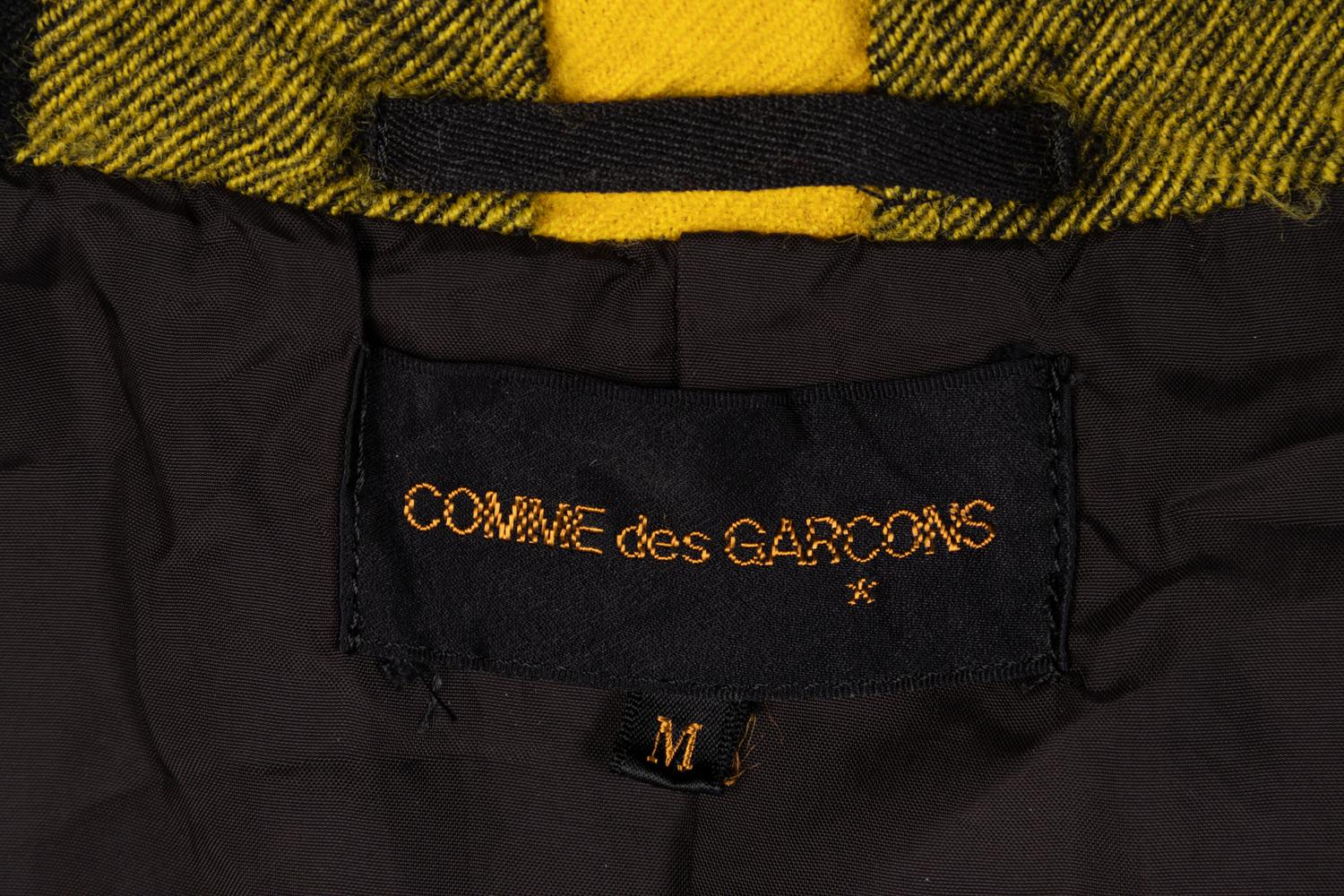 Comme des Garçons Yellow Tartan Plaid Ensemble, Fall 2000