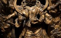A Sino-Tibetan Gilt Bronze Figure of Bodhisattva