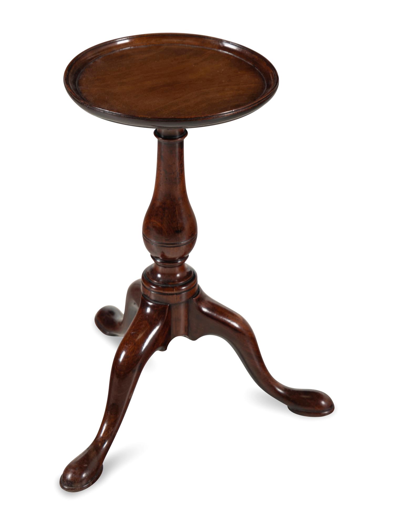 A George III Mahogany Candle Stand