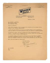 [SCIENCE FICTION LEAGUE OF AMERICA]. Original Science Fiction League member sticker. 1936.